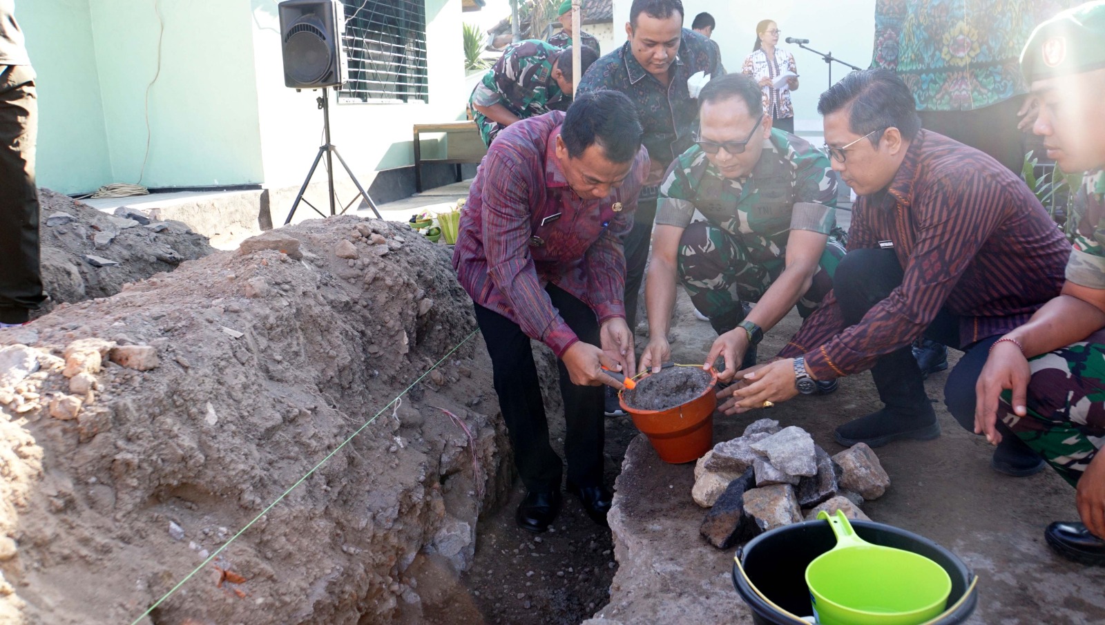 Dukung Kelancaranan Tugas, Pemkab Buleleng Berikan Hibah Pembangunan Gedung Kantor Staf Kodim 1609/Buleleng