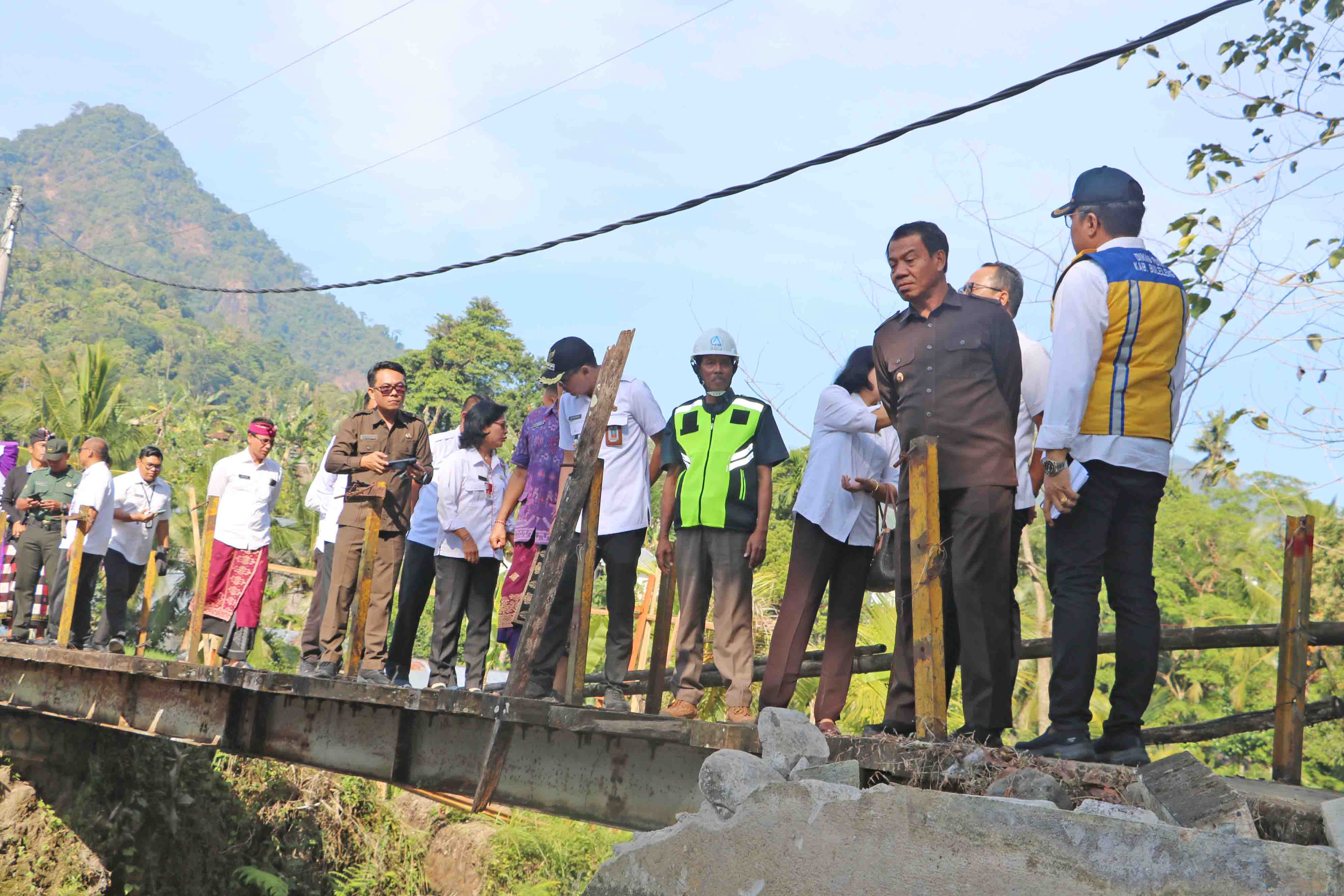 Gunakan Dana APBD, Pembangunan Jembatan Tukad Tembau Cekung Mulai Dikerjakan