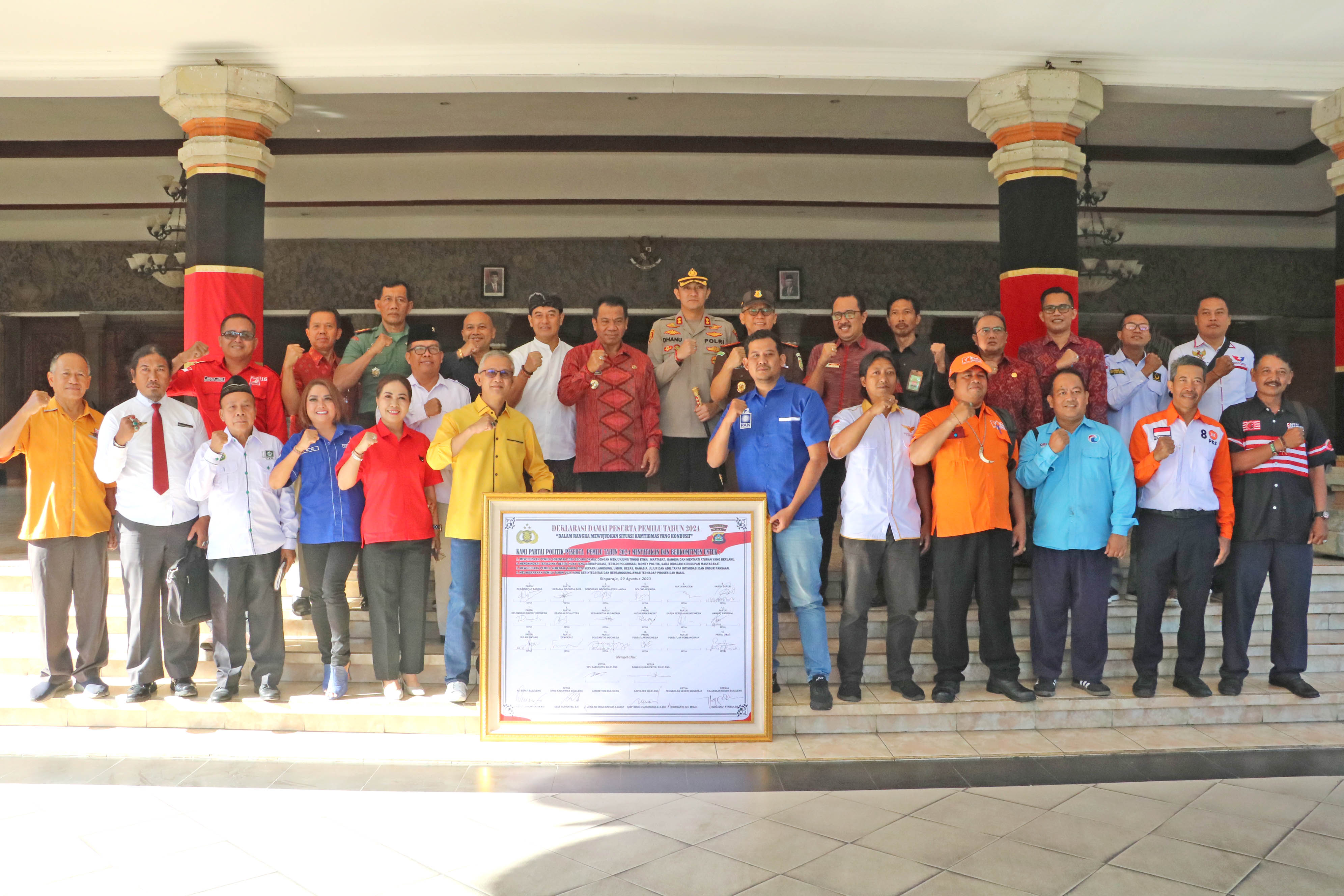 Lihadnyana Ajak Seluruh Pihak Patuhi Deklarasi Damai Pemilu 2024