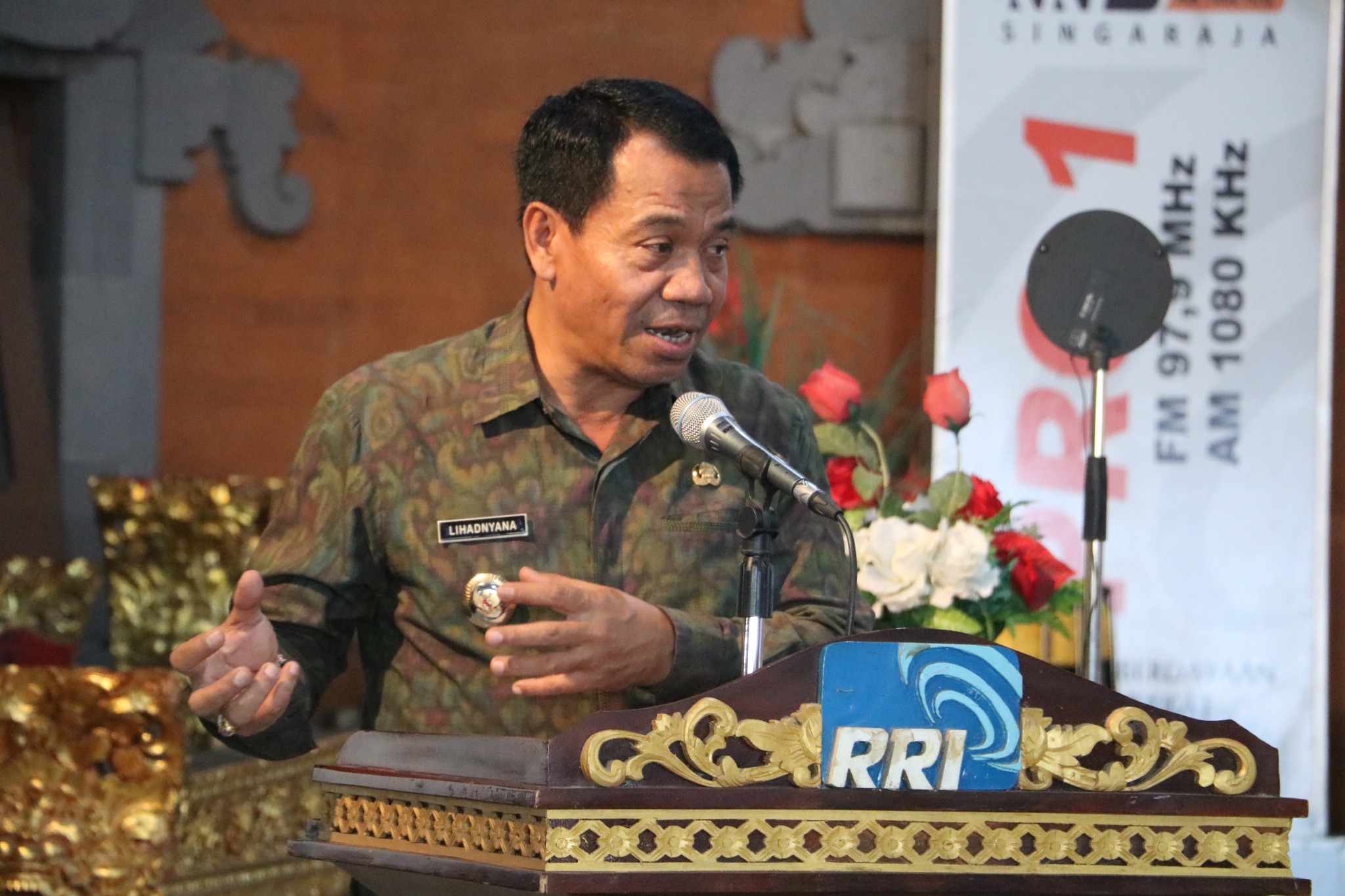 Penjabat (Pj) Bupati Buleleng Ketut Lihadnyana Hadiri Sertijab Kepsta LPP RRI