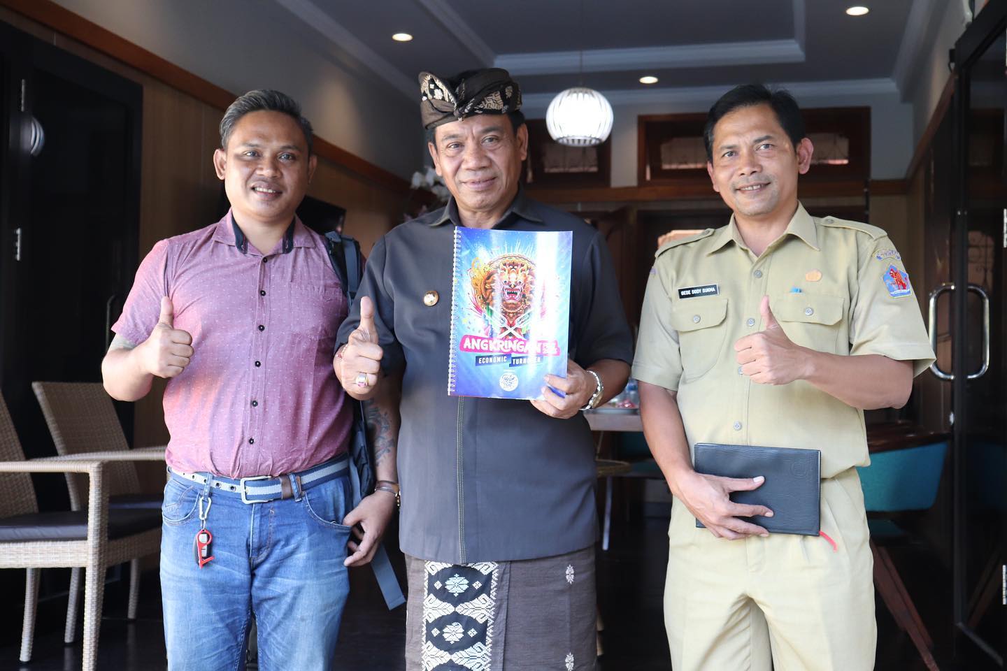 PJ Bupati Buleleng Menerima Audiensi dari Melor Bali Production Terkait Angkringan Festival
